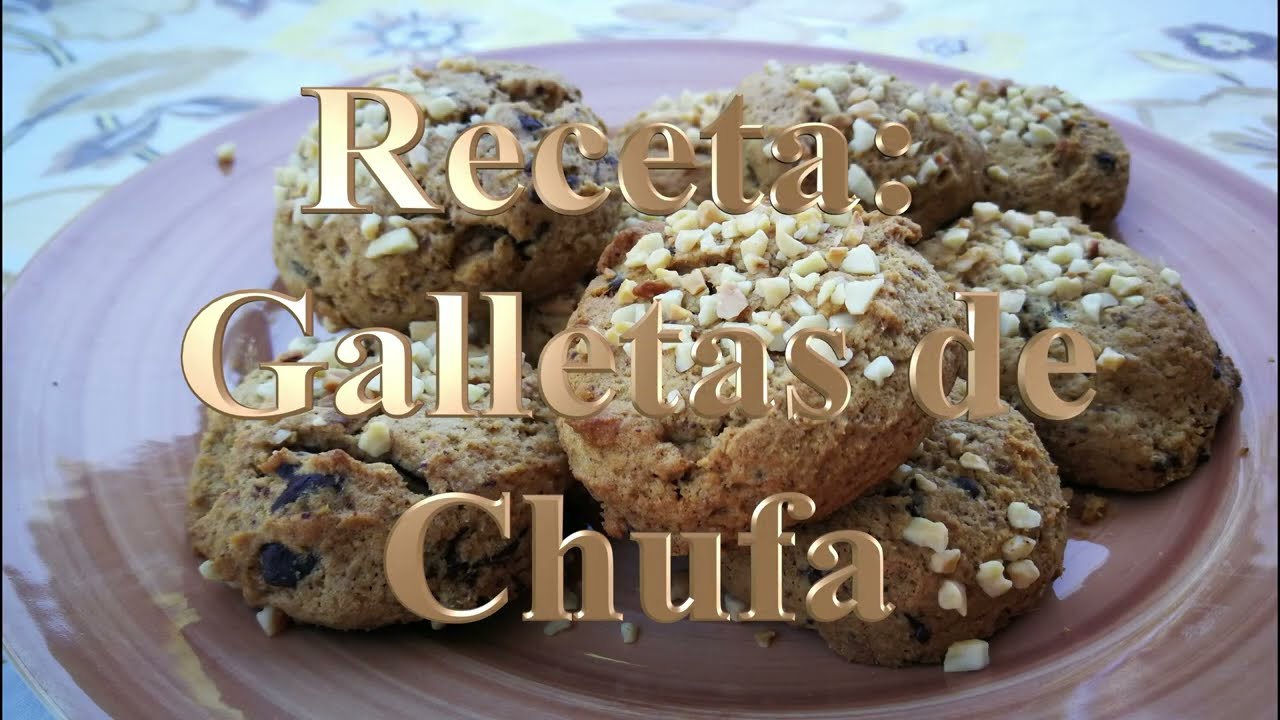 Galletas para aprovechar la pulpa de chufa cuando haces horchata