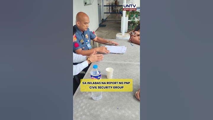 Security guard sa viral video na nagtaboy kay sampaguita girl, nagreport na sa SOSIA