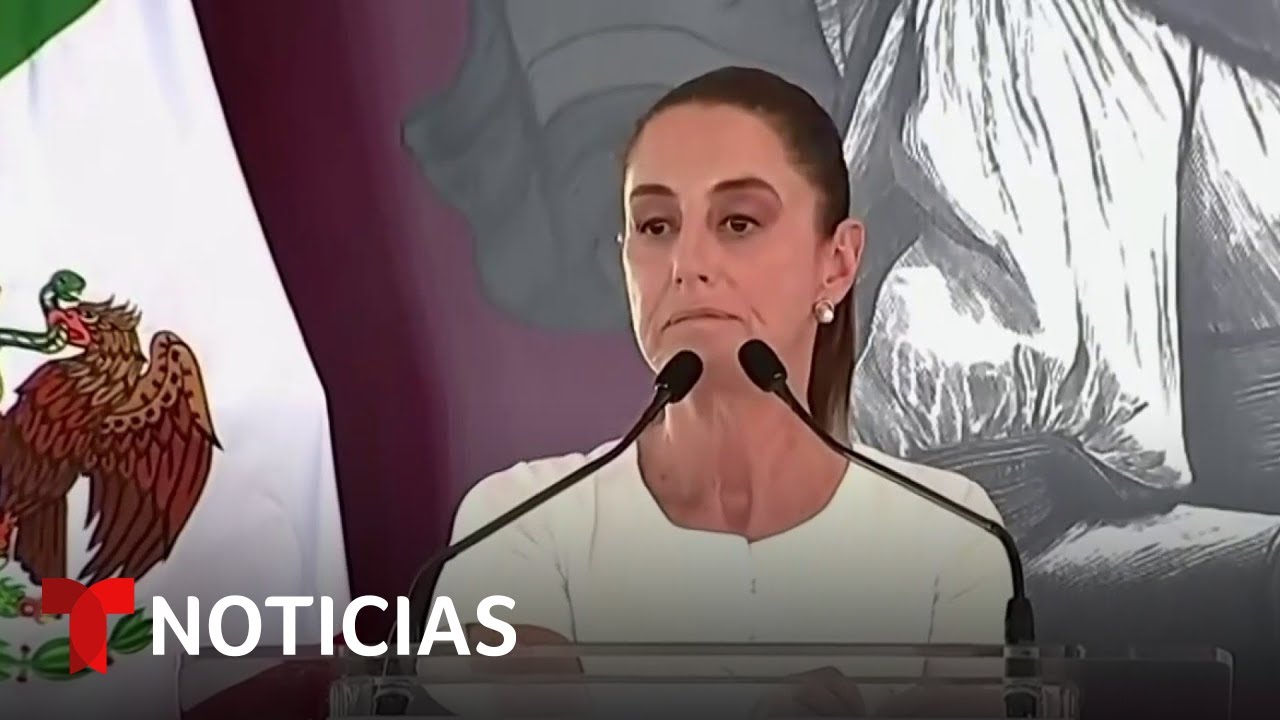 Claudia Sheinbaum le responde a Trump tras una nueva acusación contra México | Noticias Telemundo