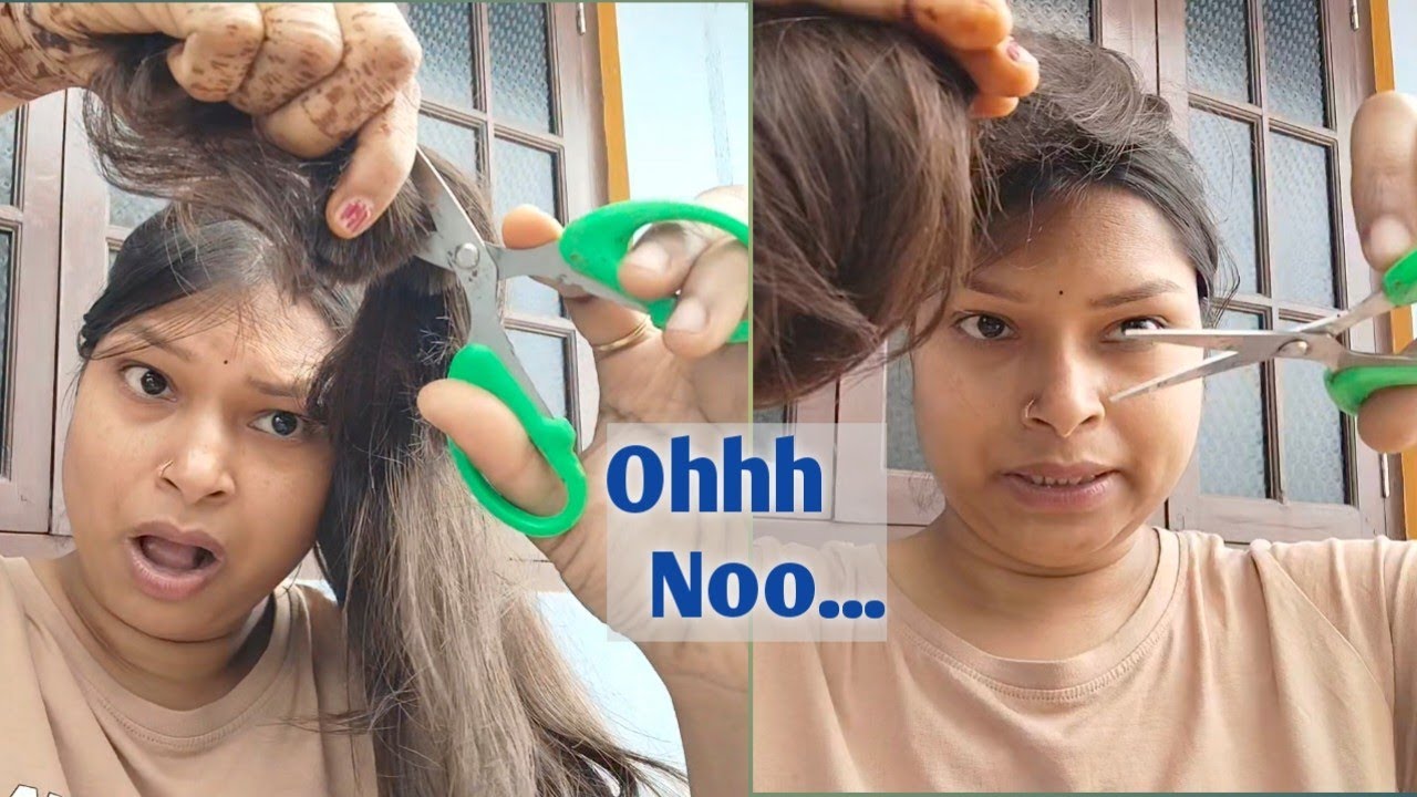 I cut my own Hair 😒// Video no. 5 