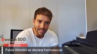 Pablo Alborán se declara homosexual