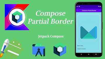 How to Implement Compose Partial Border in Jetpack Compose | Android | Kotlin | Make it Easy