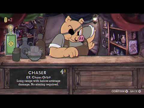 Playing cuphead
