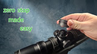 vortex viper HD scope zero stop adjustment made easy