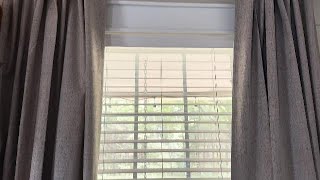 Joydeco Blackout Curtains for Bedroom - Nature Linen 84 Inch Long 100% Light Blocking 2 Panels Set,