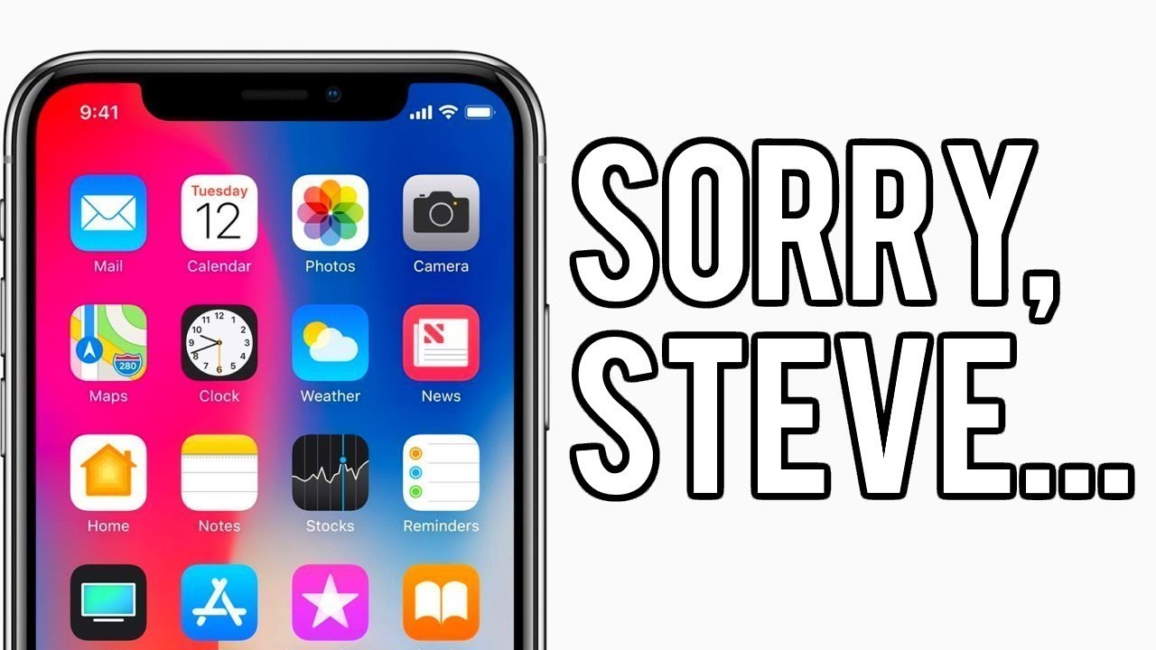 iPhone X | "SORRY" Steve Jobs
