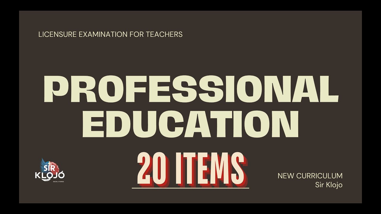 PROFESSIONAL EDUCATION PART 2 | LET REVIEW | NEW CURRICULUM | ACTUAL RECALLS | ACTUAL QUESTION