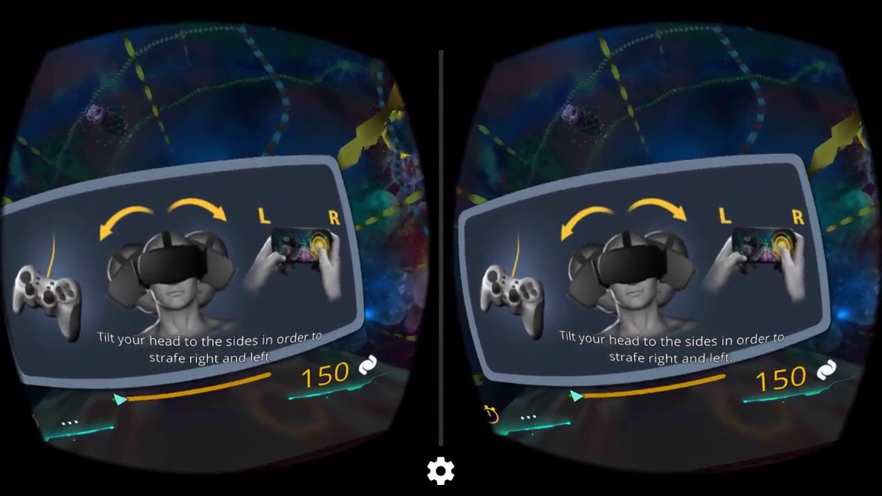 「ZEISS VR One」でVRゲーム「InCell VR」をプレイ