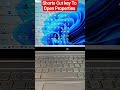 Properties Kaise Open Kare || #computer #computerzone #laptop #windows #computereducation