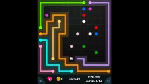 12 × 12 MANIA LEVEL 49 - FLOW GAME ON FACEBOOK Connect the dots