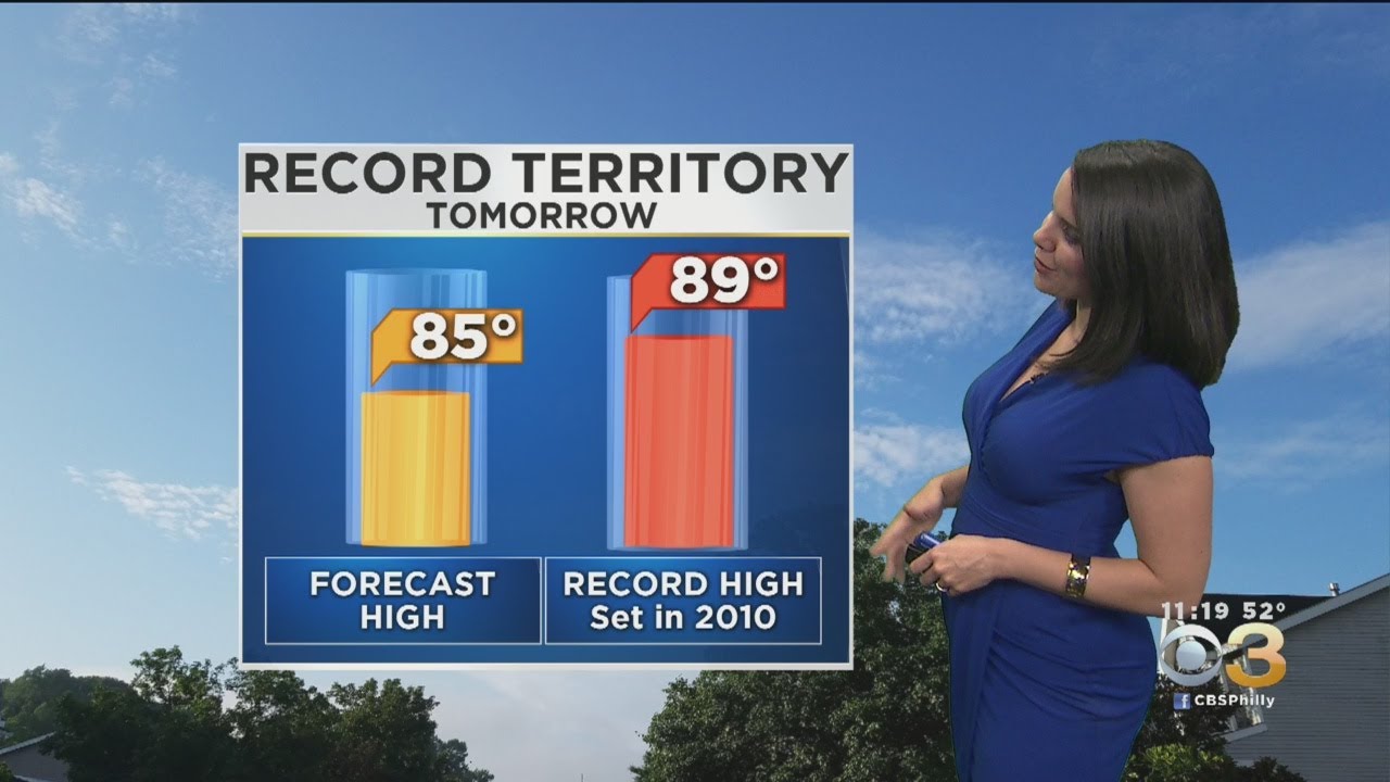 Philadelphia Weather Record Territory Tomorrow YouTube