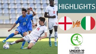 England vs Italy UEFA U19 Championship Extended Highlights | Semi-Final