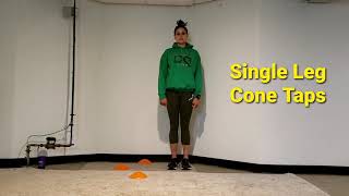 Single Leg Cone Taps