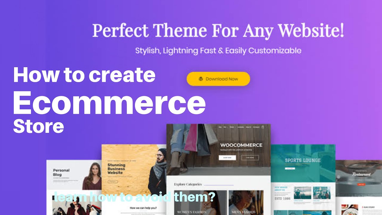 How to Create Ecommerce tutorial for beginners in hindi 2021 - YouTube