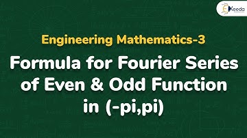 Formule voor Fourierreeks van even en oneven functies in (-pi, pi) - Technische Wiskunde 3