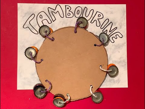 How To Make a Recycled Tambourine