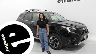 etrailer | Setting up the Malone AirFlow2 Roof Rack on a 2024 Subaru Forester