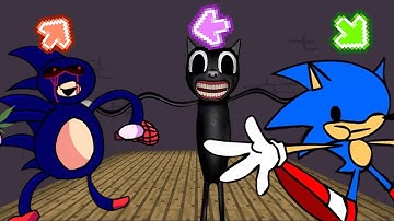 FNF Character Test  Gameplay VS Playground l VS Sonic l VS Cartooncat l VS  Noodle Sonic