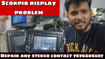 Mahendra Scorpio system repair | Scorpio system not working 🙂 | Scorpio display problem #scorpio
