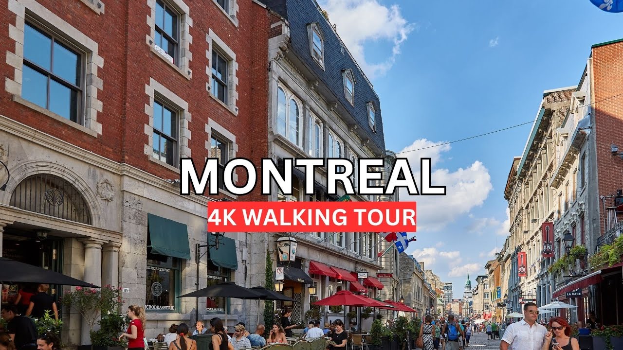 Montreal Canada 4K Walking Tour | Downtown Old Montreal | 4K Walking ...