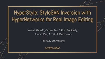 HyperStyle | StyleGAN Inversion with HyperNetworks for Real Image Editing [CVPR 2022]