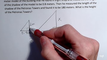 Finding a Height Using Similar Triangles