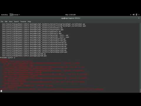 python How to Uninstall matplotlib