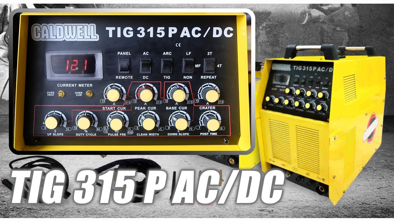 Caldwell TIG 315P AC/DC - Test hasil pengelasan Alumunium dan besi ...