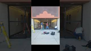 we installed this storefront for Marcus Theatre in Country club hills Illinois.