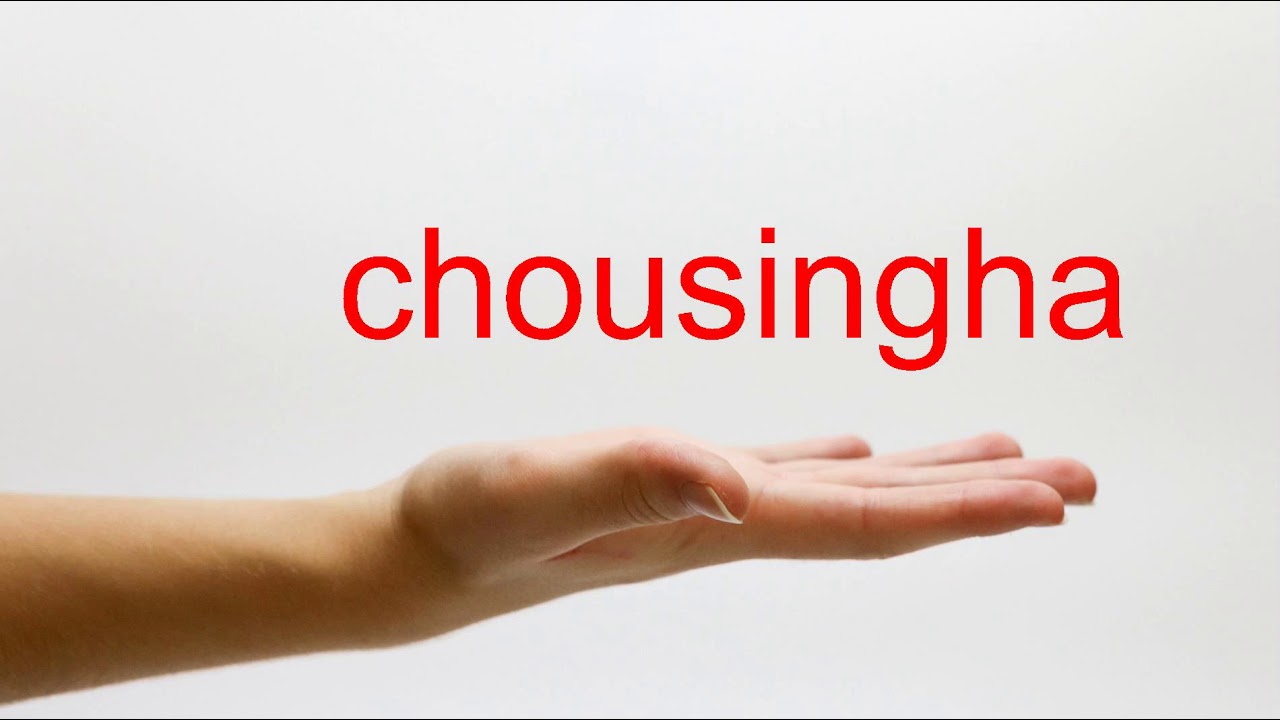 How to Pronounce chousingha - American English