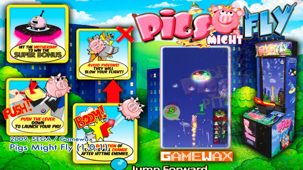 Pigs Might Fly by SEGA / Gamewax + bezel - Game Themes (16:9