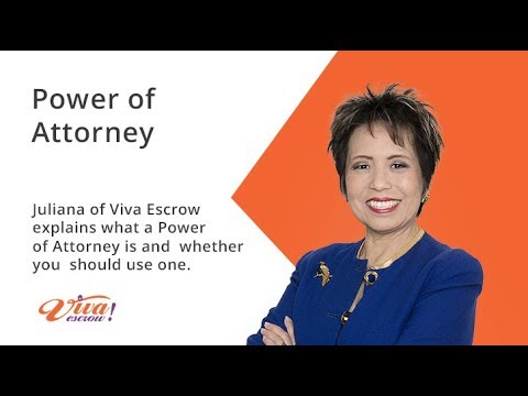 escrow colombia Power of Attorney