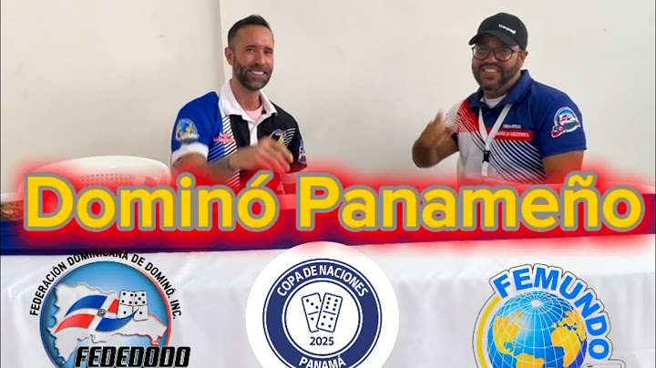 🇵🇦 Domino Panameño 🇵🇦| Iván Velasquez | Director COPA DE NACIONES 2025| Miembro de FEMUNDO
