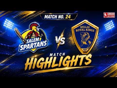 TNPL 2026: NELLAI ROYAL KINGS VS SALEM SPARTANS | MATCH HIGHLIGHTS | @tamilnadupremierleague