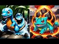 I swapped the typings of starter pokemon