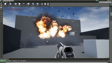 Explosion VFX, Unreal Engine, Real-time