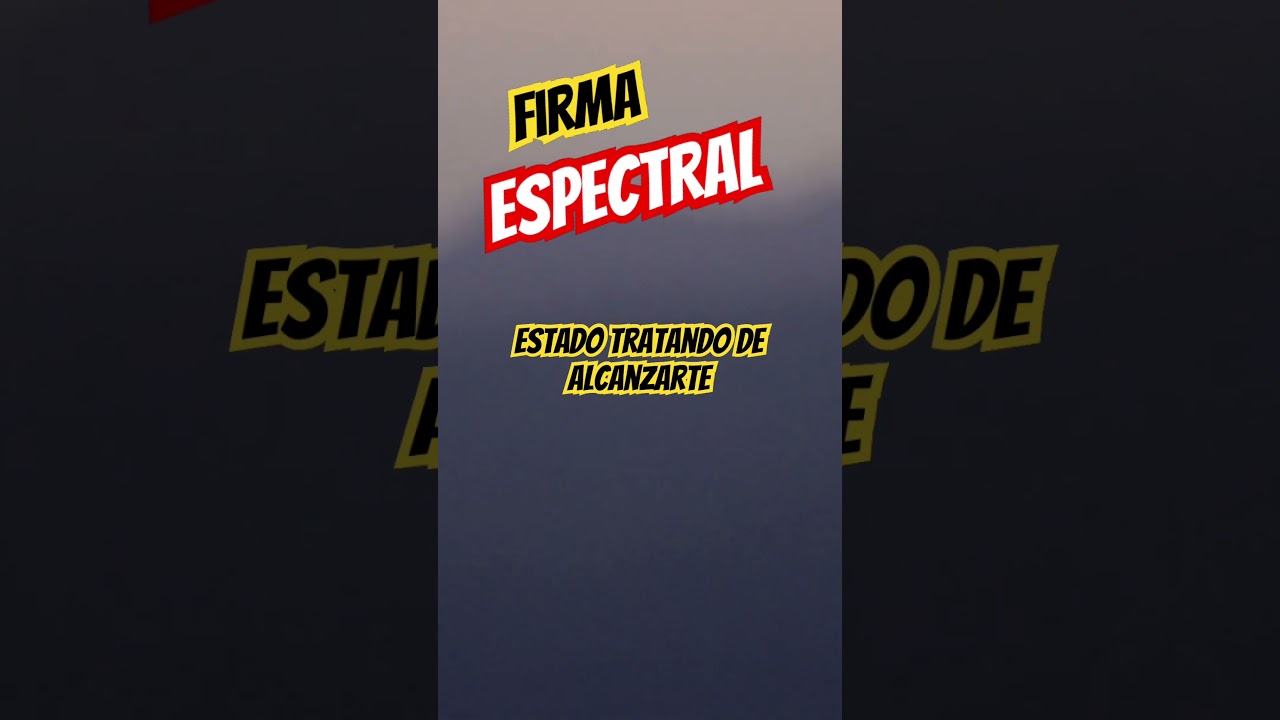 Firma espectral | RELATOS DE TERROR 
