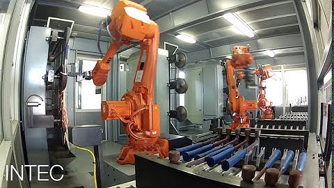 INTEC ROBOTICS MACHINE FOR LINISHING HAMMERS