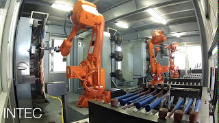 Intec Robotics Machine For Linishing Hammers