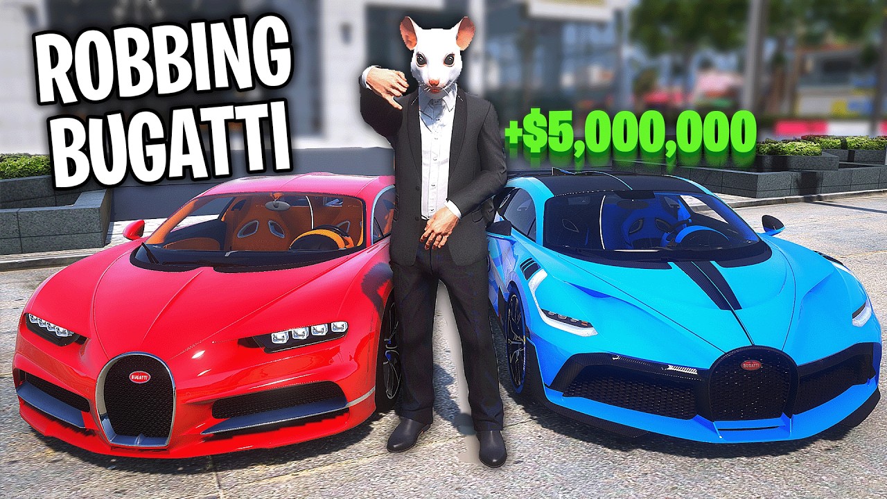 Robbing Bugatti Dealership.. GTA 5 RP
