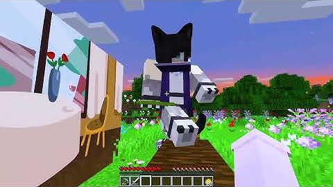 My FIRST KISS with the ALPHA WOLF in Minecraft!