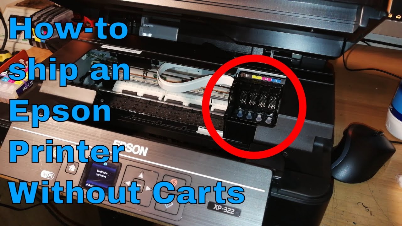 How To Ship An Epson Printer Cartridges Inside - YouTube