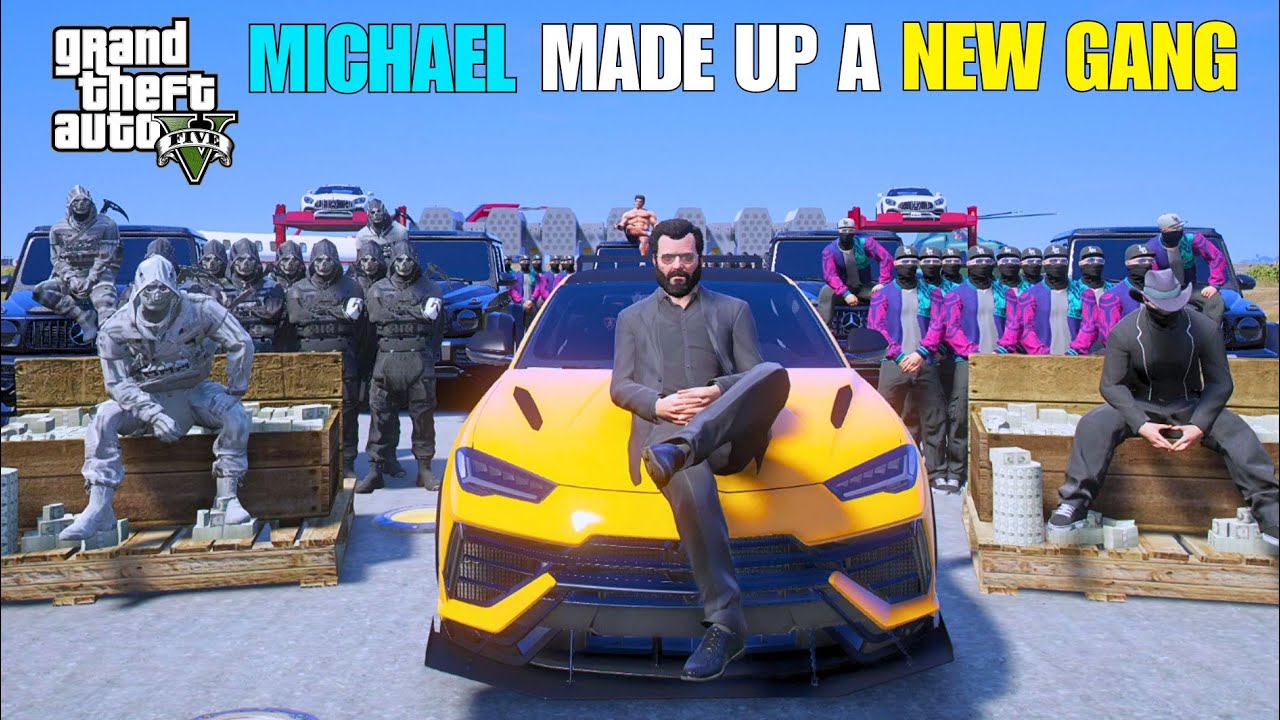 MICHAEL MADE A NEW GANG !! GTA5 CINEMATIC GAMEPLAY @Tecnogamerz
