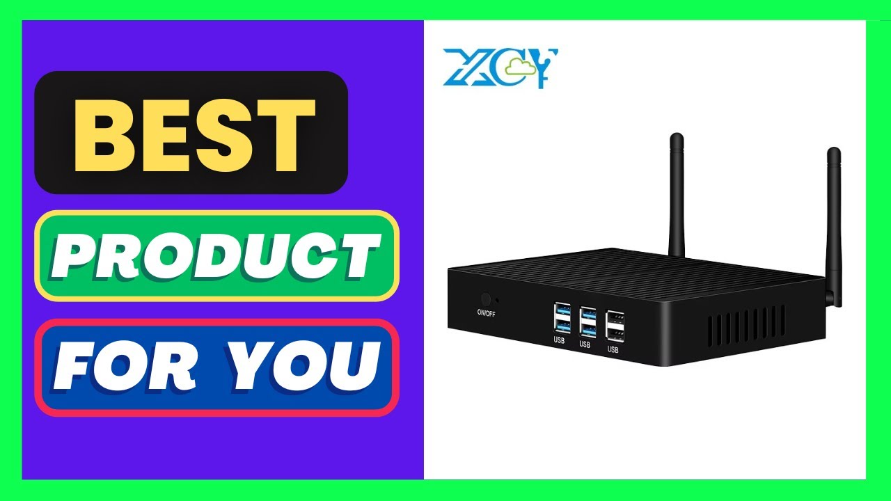 XCY Fanless Mini PC Intel Core i7 4500U i5 5200U 300M WiFi Gigabit