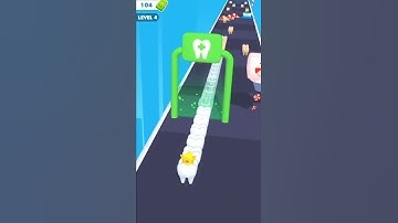 smile rush 😜 🌈  gameplay ❤️ level-4 Android/ios walkthrough 🎮 #shorts