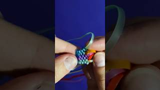 Adding a string to lanyard boondoggle Scoubidou arts and crafts tutorial