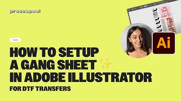 How-to setup a gang-sheet for DTF transfers in Adobe Illustrator | Press & Peel