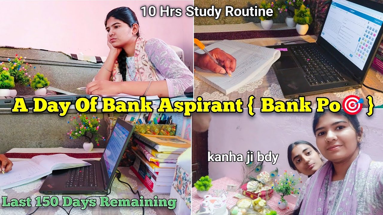 10 Hours Productive study Routine As A Bank Aspirant 💯 | Self Reminder ...