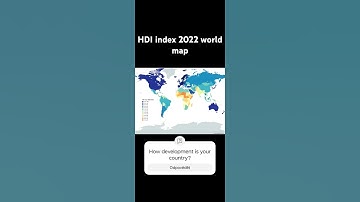 HDI world map 🌍, 2022 data, source: World Population Review #geography #map #mapping #maps