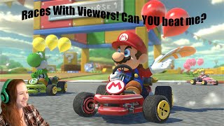? Mario Kart 8 Deluxe RACES WITH VIEWERS! ?